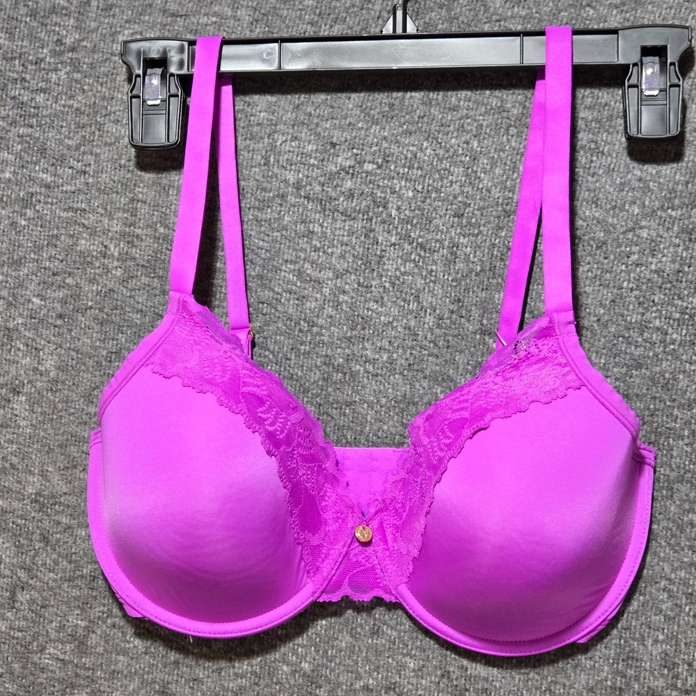 Natori 736044 Hidden Glamour‎ Contour Underwire Bra Sz 32DD Sugar Plum NWT